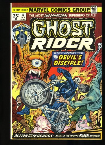 Cover Scan: Ghost Rider #8 VF/NM 9.0 - Item ID #370768