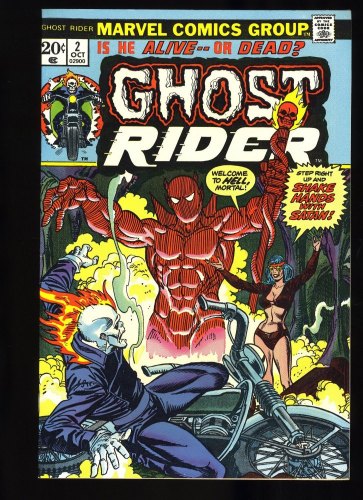 Cover Scan: Ghost Rider #2 VF 8.0 1st Appearance Daimon  Hellstorm! - Item ID #370770