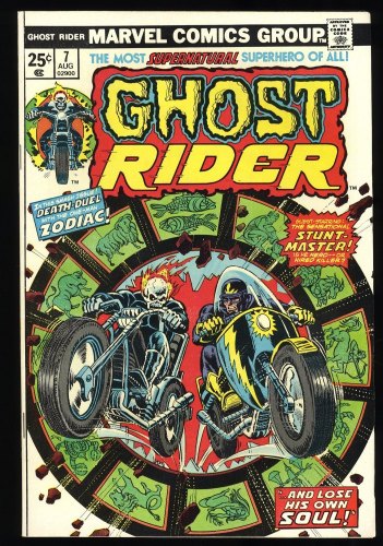 Cover Scan: Ghost Rider #7 VF+ 8.5 Zodiac Appearance! - Item ID #371370