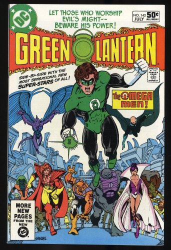 Cover Scan: Green Lantern #142 NM 9.4 2nd Omega Men! - Item ID #371612