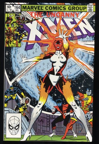 Cover Scan: Uncanny X-Men #164 NM+ 9.6 1st Appearance Carol Danvers Becomes Binary! - Item ID #371892