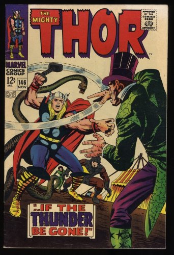Cover Scan: Thor #146 VF- 7.5 Origin Inhumans! Stan Lee! Jack Kirby Art! - Item ID #372228
