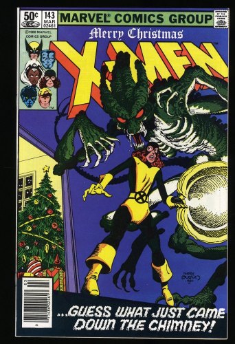 Cover Scan: Uncanny X-Men #143 NM+ 9.6 Newsstand Variant Solo Kitty Pryde Story! - Item ID #372289