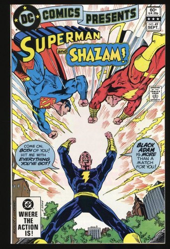 Cover Scan: DC Comics Presents #49 NM+ 9.6 Shazam Superman VS Black Adam! - Item ID #372291