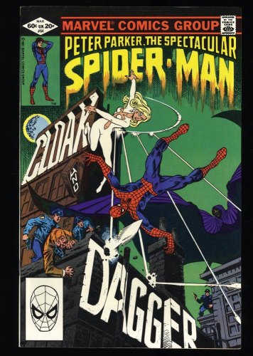 Cover Scan: Spectacular Spider-Man #64 VF+ 8.5 1st Appearance Cloak and Dagger! - Item ID #373040