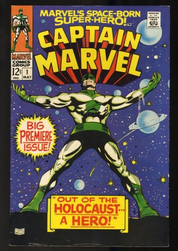 Cover Scan: Captain Marvel (1968) #1 FN+ 6.5 1st Solo Title and 3rd Appearance! - Item ID #373110