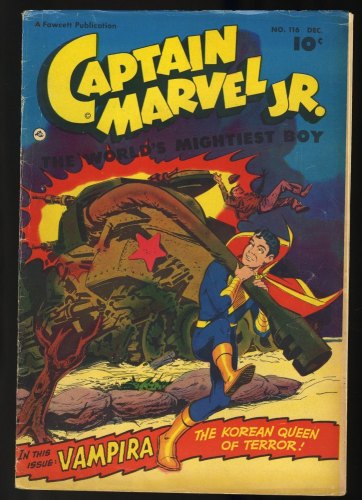 Cover Scan: Captain Marvel Jr.  #116 VG+ 4.5 Bud Thompson Cover Art! Shazam! - Item ID #373507