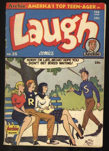 Cover Scan: Laugh Comics #25 FN- 5.5 Archie Veronica Betty Jughead! - Item ID #373534