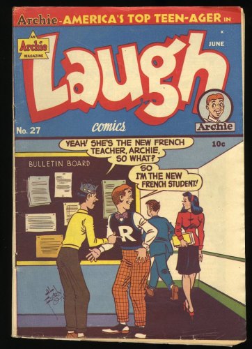 Cover Scan: Laugh Comics #27 VG+ 4.5 See Description (Qualified) - Item ID #373536