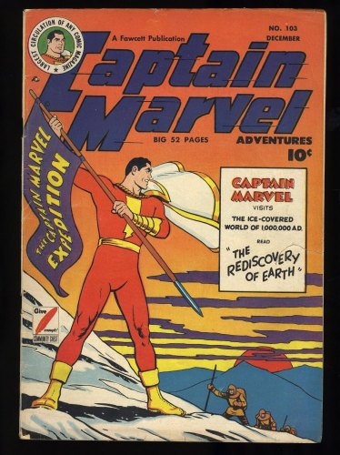 Cover Scan: Captain Marvel Adventures #103 FN- 5.5 - Item ID #373581