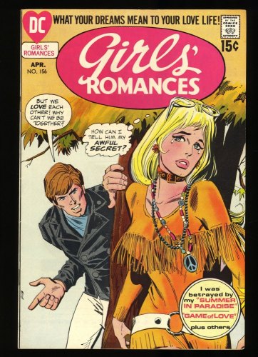 Cover Scan: Girls' Romances #156 VF 8.0 - Item ID #374174