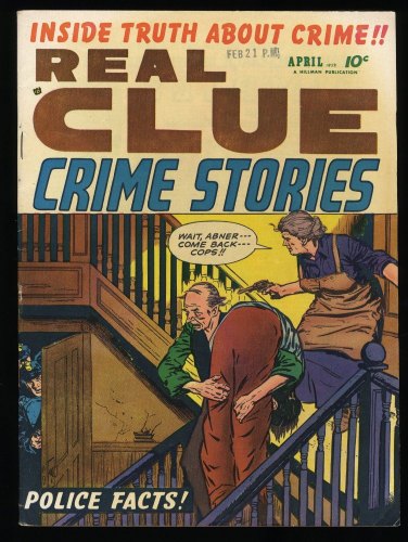 Cover Scan: Real Clue Crime Stories v7 #2 FN+ 6.5 - Item ID #374243