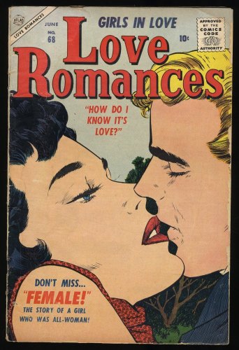 Cover Scan: Love Romances #68 GD/VG 3.0 (Restored) - Item ID #374444