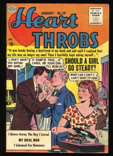 Cover Scan: Heart Throbs #39 FN 6.0 - Item ID #374469