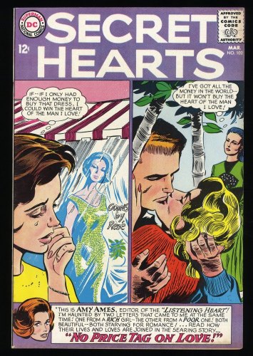 Cover Scan: Secret Hearts #102 FN/VF 7.0 Cover Art by Gene Colan! - Item ID #375179