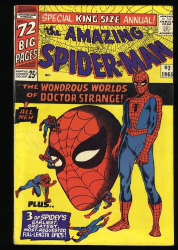 Cover Scan: Amazing Spider-Man Annual #2 FN- 5.5 Dr. Strange Appearance! - Item ID #375184