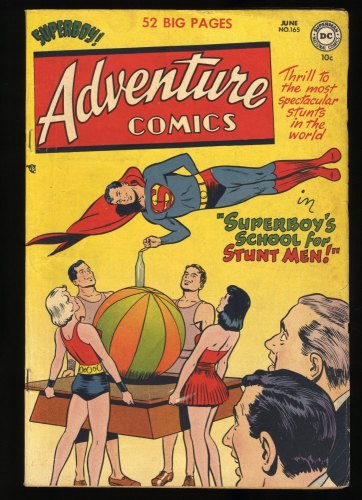 Cover Scan: Adventure Comics #165 VG+ 4.5 Superboy Appearance! - Item ID #375191