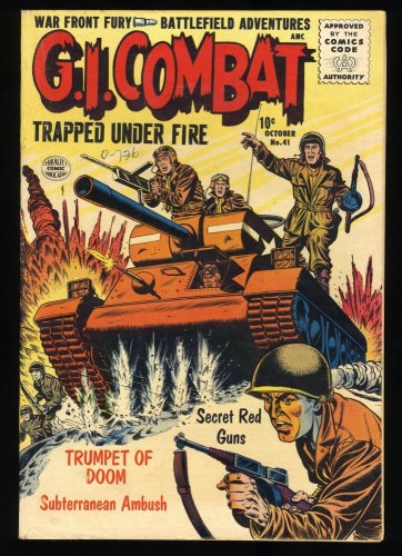 Cover Scan: G.I. Combat #41 FN- 5.5 - Item ID #375199