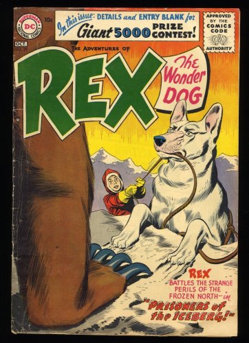 Cover Scan: The Adventures of Rex the Wonder Dog #29 VG- 3.5 Cover by Kane and Sachs! - Item ID #376270