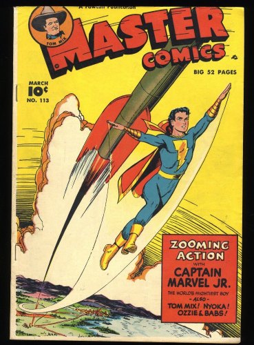 Cover Scan: Master Comics #113 FN/VF 7.0 Captain Marvel Jr! - Item ID #376279