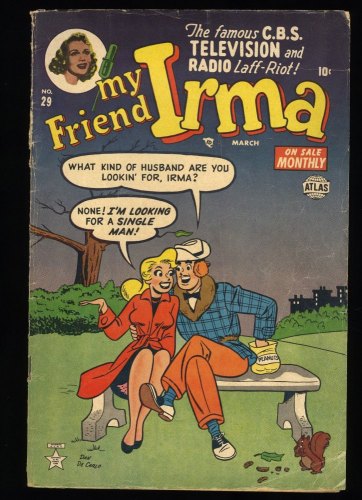 Cover Scan: My Friend Irma #29 VG- 3.5 Art by Dan DeCarlo/Scripts by Stan Lee! - Item ID #376288