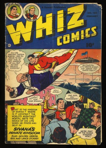 Cover Scan: Whiz Comics #142 GD/VG 3.0 Capt. Marvel! C.C. Beck Cover! - Item ID #377133