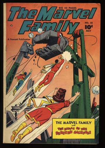 Cover Scan: Marvel Family #35 VG 4.0 Shazam! Silicon Man! - Item ID #377140