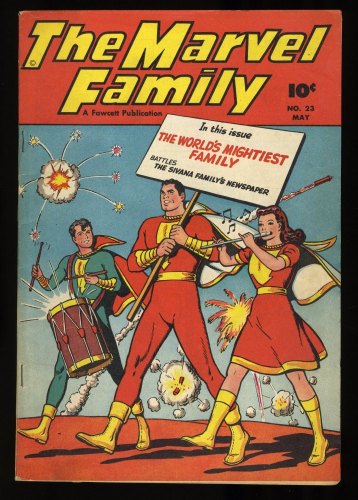 Cover Scan: Marvel Family #23 FN+ 6.5 Captain Marvel, Shazam! Otto Binder Art! - Item ID #377143