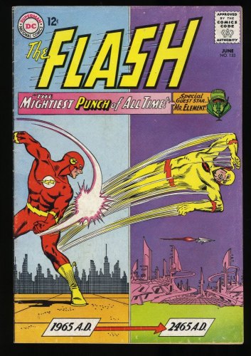 Cover Scan: Flash #153 FN 6.0 Reverse Flash Professor Zoom! - Item ID #378062