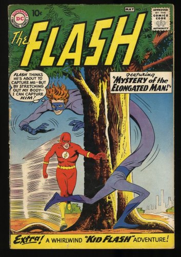 Cover Scan: Flash #112 VG+ 4.5 1st Appearance and Origin Elongated Man! - Item ID #378135