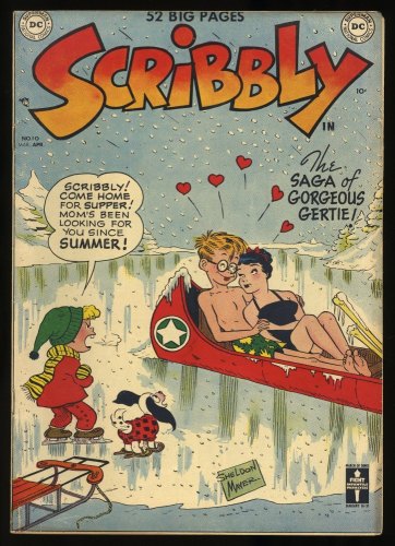 Cover Scan: Scribbly #10 VG+ 4.5 Cover Art by Sheldon Mayer! - Item ID #378793