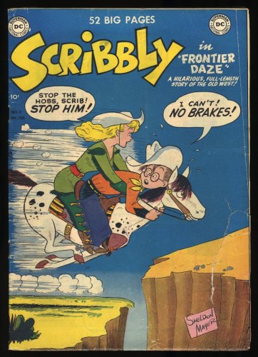 Cover Scan: Scribbly #9 VG- 3.5 Cover Art by Sheldon Mayer! - Item ID #378797