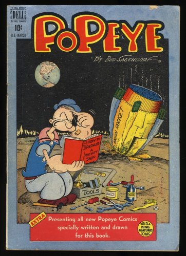 Cover Scan: Popeye #5 FN- 5.5 Golden Age! Olive Oyl! Swee' Pea! - Item ID #379726