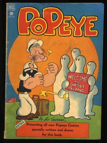 Cover Scan: Popeye #3 GD/VG 3.0 Golden Age! Ghost Island! Sagendorf Cover - Item ID #379727