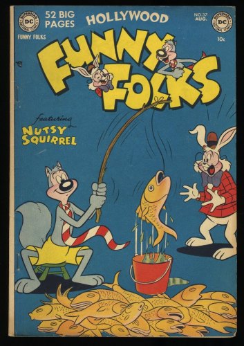 Cover Scan: Hollywood Funny Folks #37 FN- 5.5 Cover Art by Rube Grossman! - Item ID #379737