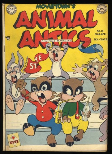 Cover Scan: Animal Antics (1946) #19 FN+ 6.5 Cover Art by Otto Feuer! - Item ID #379749