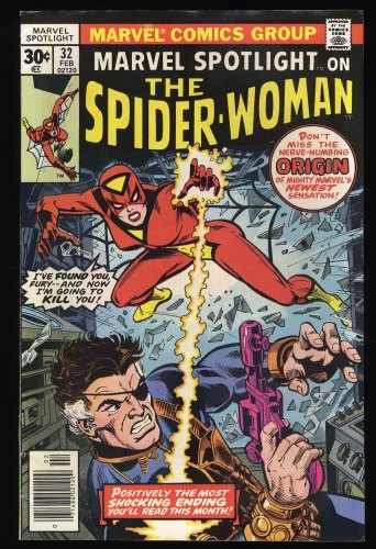 Cover Scan: Marvel Spotlight #32 FN/VF 7.0 1st Appearance of Spider-Woman! - Item ID #380180