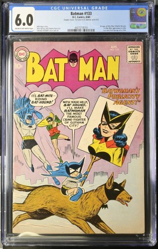 Cover Scan: Batman #133 CGC VF 8.0 Double Cover 6.0/8.0!! 1st App. of Bat-Mite in Batman! - Item ID #380474