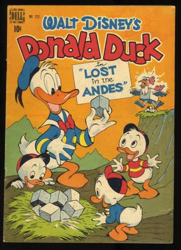 Cover Scan: Four Color #223 VG 4.0 Carl Barks Art Disney Donald Duck! - Item ID #382347