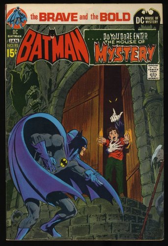 Cover Scan: Brave And The Bold #93 FN 6.0 Batman House of Mystery! Neal Adams Cover - Item ID #382668