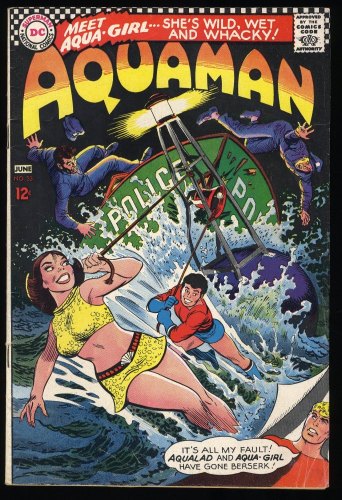 Cover Scan: Aquaman #33 FN+ 6.5 1st Aquagirl! Nick Cardy Cover and Art! - Item ID #384540