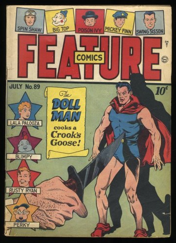 Cover Scan: Feature Comics #89 VG 4.0 Doll Man Appearance! - Item ID #384780