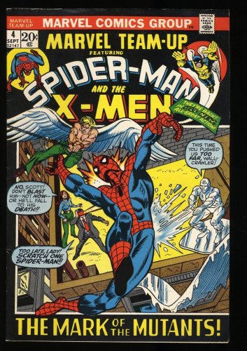 Cover Scan: Marvel Team-up #4 VF- 7.5 Spider-Man X-Men! 4th Morbius! Lizard Cameo! - Item ID #385833