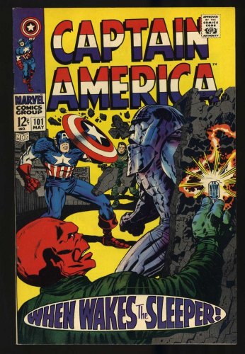 Cover Scan: Captain America #101 VF/NM 9.0 Red Skull! Nick Fury! Sleeper App! - Item ID #386978