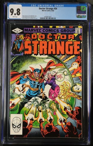Cover Scan: Doctor Strange #54 CGC NM/M 9.8 White Pages Loss of Clea! Alone! - Item ID #388267