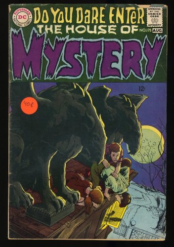 Cover Scan: House Of Mystery #175 VG- 3.5 1st Appearance Cain! Neal Adams! - Item ID #389528