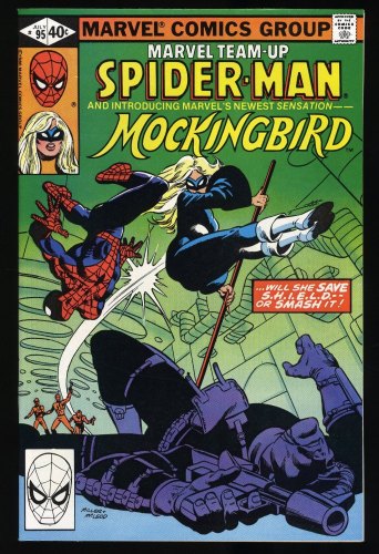 Cover Scan: Marvel Team-up #95 NM/M 9.8 1st Appearance Mockingbird Spider-Man! - Item ID #390790