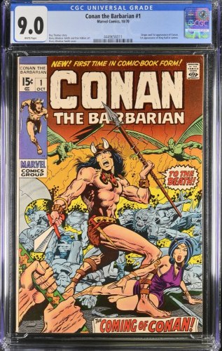Cover Scan: Conan The Barbarian (1970) #1 CGC VF/NM 9.0 1st Conan and King Kull! - Item ID #391081