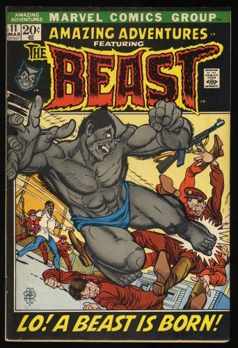 Cover Scan: Amazing Adventures #11 FN/VF 7.0 1st Appearance Beast!  - Item ID #391133