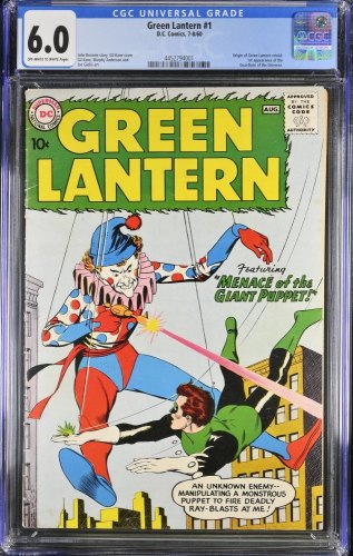Cover Scan: Green Lantern (1960) #1 CGC FN 6.0 1st Guardians of The Universe! - Item ID #391798